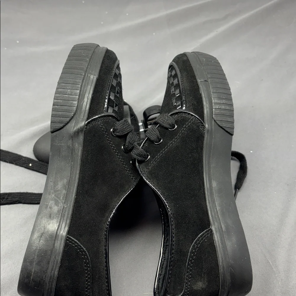 Bongo Men's Black Suede Lace Up Loafers‎ Shoes Size 7